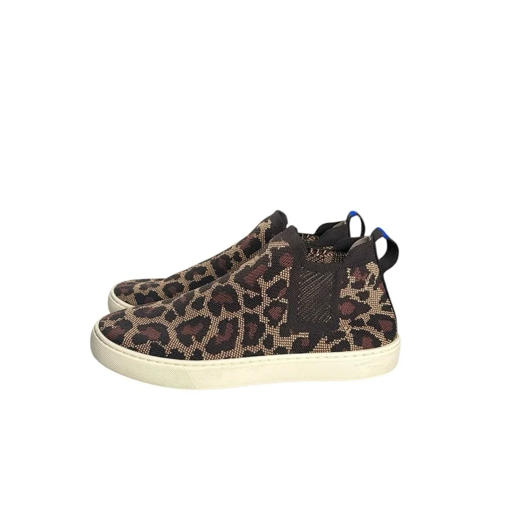 Rothy's Women's Chelsea Boot Wildcat‎ Leopard Print Size W9.5